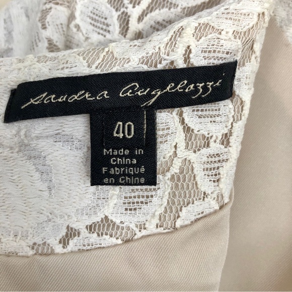 Ivory lace fitted dress - Picture 9 of 14